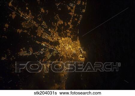 Nighttime image of Valencia on the Mediterranean coast of Spain. View Large Photo Image Stock Photograph - Nighttime image of Valencia on the Mediterranean coast of Spain.. Fotosearch