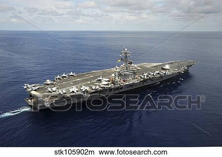 Nimitz-class aircraft carrier USS Dwight D. Eisenhower. View Large Photo Image Picture - Nimitz-class aircraft carrier USS Dwight D. Eisenhower.. Fotosearch