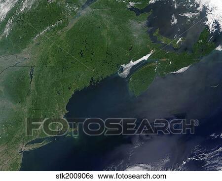 Stock Photograph - Northeast United States and Canada. Fotosearch
