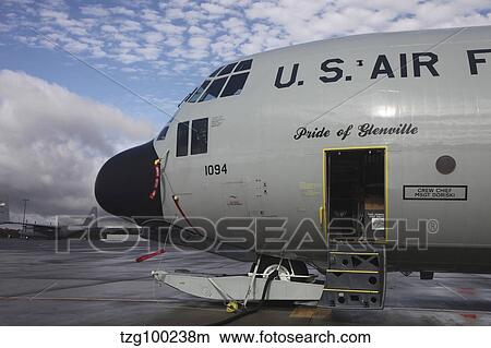 Picture - Nose cone detail on a LC-130H aircraft of the 109 Airlift Squadron.. Fotosearch