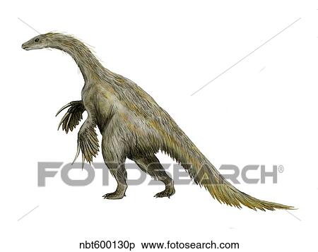 Nothronychus dinosaur. View Large Illustration Stock Illustration - Nothronychus dinosaur.. Fotosearch