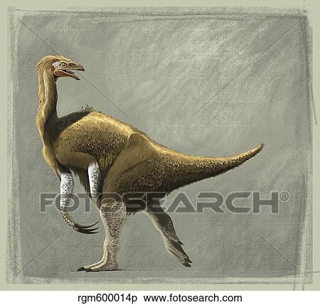 Nothronychus mckinleyi dinosaur of the Cretaceous Period. View Large Illustration Stock Illustration - Nothronychus mckinleyi dinosaur of the Cretaceous Period.. Fotosearch
