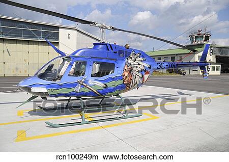 OH-58 helicopter of the Austrian Air Force in special colors. View Large Photo Image Picture - OH-58 helicopter of the Austrian Air Force in special colors.. Fotosearch