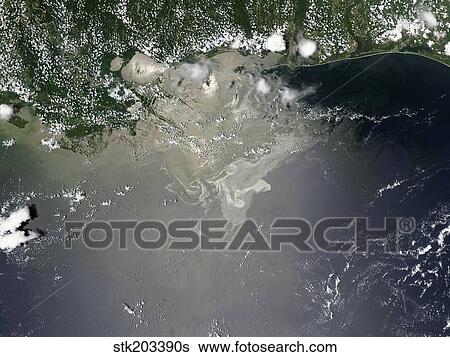 Oil slick in the Gulf of Mexico. View Large Photo Image Stock Photograph - Oil slick in the Gulf of Mexico. . Fotosearch