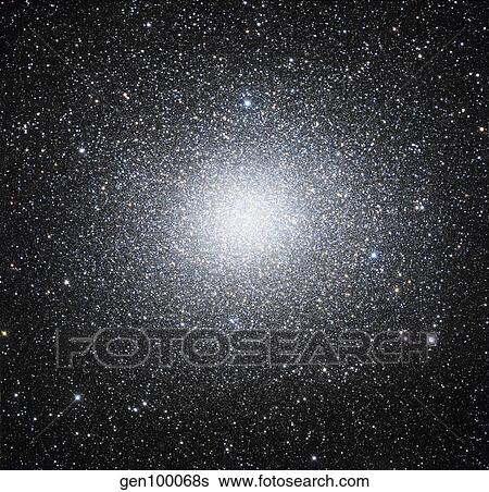 Stock Photograph - Omega Centauri or NGC 5139 is a globular cluster of stars seen in the constellation of Centaurus.. Fotosearch