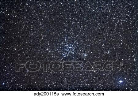 Open clusters Messier 35 and NGC 2158 in the constellation Gemini. View Large Photo Image Stock Photograph - Open clusters Messier 35 and NGC 2158 in the constellation Gemini.. Fotosearch