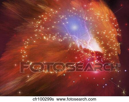 Orange Nebula View Large Illustration Stock Illustration - Orange Nebula. Fotosearch