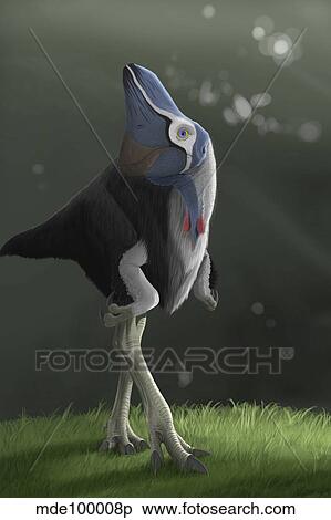 Oviraptor View Large Illustration Stock Illustration - Oviraptor. Fotosearch