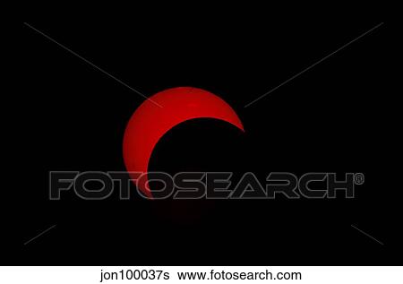 Partial Solar Eclipse View Large Photo Image Stock Photograph - Partial Solar Eclipse. Fotosearch