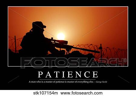 Patience: Inspirational Quote and Motivational Poster View Large Photo Image Picture - Patience: Inspirational Quote and Motivational Poster. Fotosearch