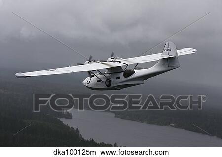 Picture - PBY Catalina vintage flying boat.. Fotosearch
