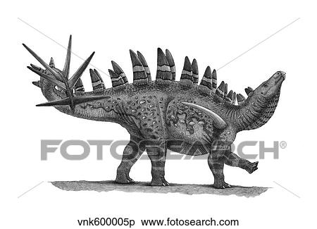 Pencil drawing of Chungkingosaurus jiangbeiensis. View Large Illustration Stock Illustration - Pencil drawing of Chungkingosaurus jiangbeiensis.. Fotosearch