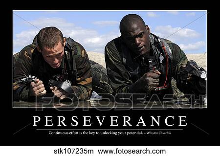 Perseverance: Inspirational Quote and Motivational Poster View Large Photo Image Picture - Perseverance: Inspirational Quote and Motivational Poster. Fotosearch