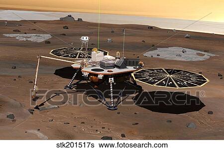 Stock Illustration - Phoenix Mars Lander. Fotosearch