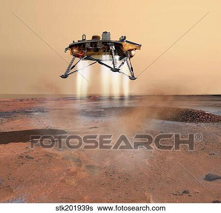 Phoenix Mars Lander View Large Illustration Stock Illustration - Phoenix Mars Lander. Fotosearch