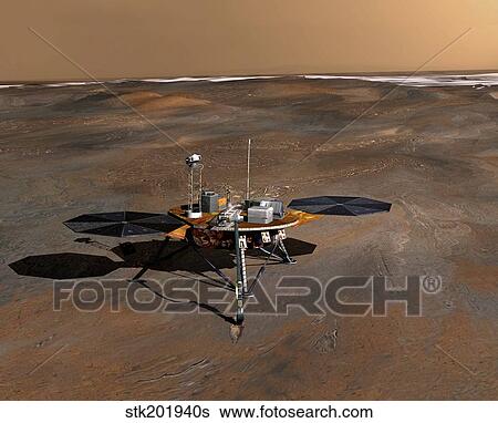 Stock Illustration - Phoenix Mars Lander. Fotosearch