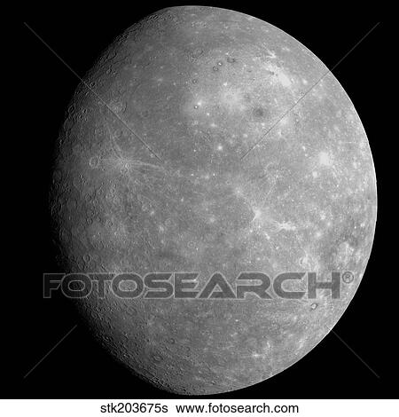 Planet Mercury View Large Photo Image Stock Photograph - Planet Mercury. Fotosearch