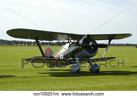 Polikarpov I-15 soviet fighter biplane. View Large Photo Image Picture - Polikarpov I-15 soviet fighter biplane.. Fotosearch