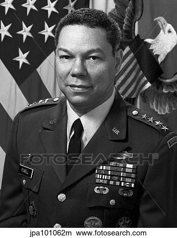 Picture - Portrait of General Colin Powell.. Fotosearch
