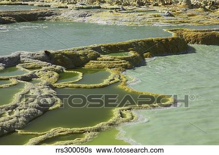 Potassium salt deposits, Dallol geothermal area, Danakil Depression, Ethiopia. View Large Photo Image Stock Photograph - Potassium salt deposits, Dallol geothermal area, Danakil Depression, Ethiopia.. Fotosearch
