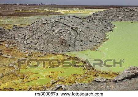 Potassium salt deposits, Dallol geothermal area, Danakil Depression, Ethiopia. View Large Photo Image Stock Photograph - Potassium salt deposits, Dallol geothermal area, Danakil Depression, Ethiopia.. Fotosearch
