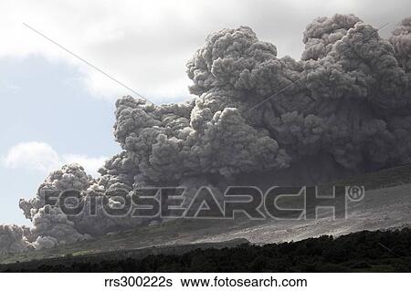 Pyroclastic flow descending down Tar River Valley, Soufriere Hills volcano, Montserrat, Caribbean. View Large Photo Image Stock Photograph - Pyroclastic flow descending down Tar River Valley, Soufriere Hills volcano, Montserrat, Caribbean.. Fotosearch
