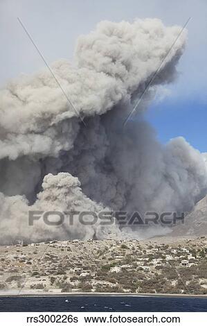 Pyroclastic flow in abandoned city of Plymouth, Soufriere Hills volcano, Montserrat, Caribbean. View Large Photo Image Stock Photograph - Pyroclastic flow in abandoned city of Plymouth, Soufriere Hills volcano, Montserrat, Caribbean.. Fotosearch