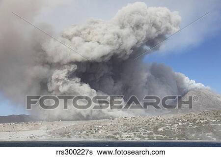 Pyroclastic flow in abandoned city of Plymouth, Soufriere Hills volcano, Montserrat, Caribbean. View Large Photo Image Stock Photograph - Pyroclastic flow in abandoned city of Plymouth, Soufriere Hills volcano, Montserrat, Caribbean.. Fotosearch