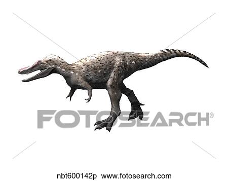 Qianzhousaurus dinosaur. View Large Illustration Stock Illustration - Qianzhousaurus dinosaur.. Fotosearch