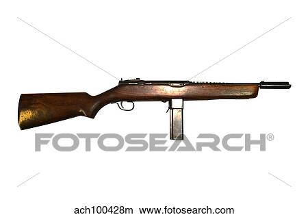 Reising M50 submachine gun. View Large Photo Image Picture - Reising M50 submachine gun.. Fotosearch