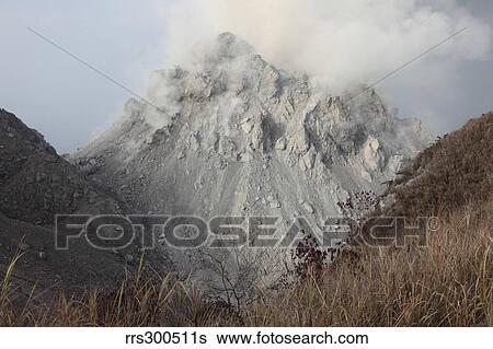 Rerombola lava dome of Paluweh volcano, Indonesia. View Large Photo Image Stock Photograph - Rerombola lava dome of Paluweh volcano, Indonesia.. Fotosearch