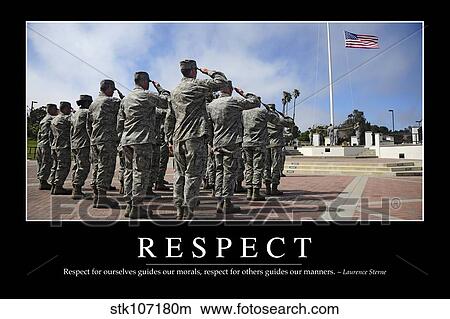 Respect: Inspirational Quote and Motivational Poster View Large Photo Image Picture - Respect: Inspirational Quote and Motivational Poster. Fotosearch