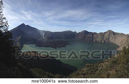 Rinjani eruption, Lombok Island, Indonesia. View Large Photo Image Stock Photograph - Rinjani eruption, Lombok Island, Indonesia.. Fotosearch
