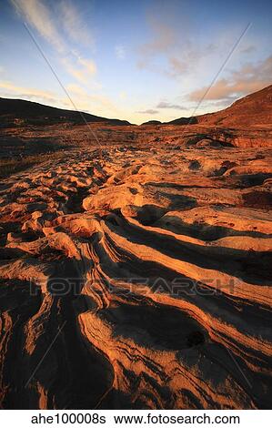 Stock Photograph - Rock formations in Nordland County, Norway.. Fotosearch