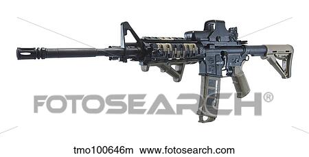 Picture - Rock River Arms AR-15 rifle.. Fotosearch