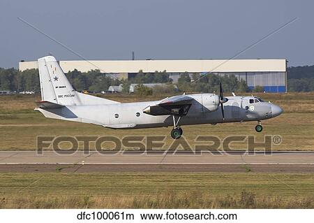 Russian Air Force An-26 taking off from Zhukovsky, Russia. View Large Photo Image Picture - Russian Air Force An-26 taking off from Zhukovsky, Russia.. Fotosearch