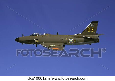 Saab J 32 Lansen fighter of the Swedish Air Force Historic Flight. View Large Photo Image Picture - Saab J 32 Lansen fighter of the Swedish Air Force Historic Flight.. Fotosearch