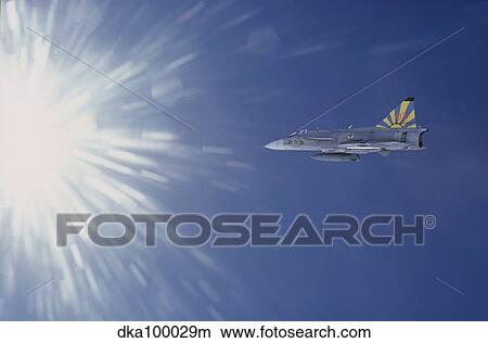 Saab JA 37 Viggen fighter of the Swedish Air Force. View Large Photo Image Picture - Saab JA 37 Viggen fighter of the Swedish Air Force.. Fotosearch