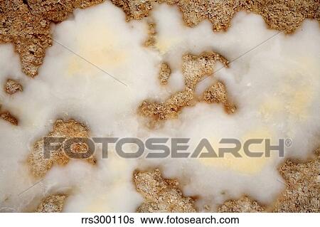 Salt deposits after evaporation of waters from saline hot spring, Dallol geothermal area, Ethiopia. View Large Photo Image Stock Photograph - Salt deposits after evaporation of waters from saline hot spring, Dallol geothermal area, Ethiopia. . Fotosearch
