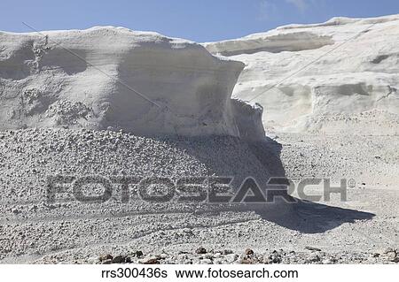 Sarakiniko white tuff formations, Milos, Greece. View Large Photo Image Stock Photograph - Sarakiniko white tuff formations, Milos, Greece.. Fotosearch