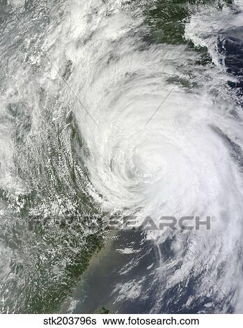 Satellite image of Tropical Storm Muifa. View Large Photo Image Stock Photograph - Satellite image of Tropical Storm Muifa.. Fotosearch