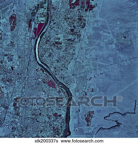 Satellite view of Albuquerque, New Mexico. View Large Photo Image Stock Photograph - Satellite view of Albuquerque, New Mexico.. Fotosearch