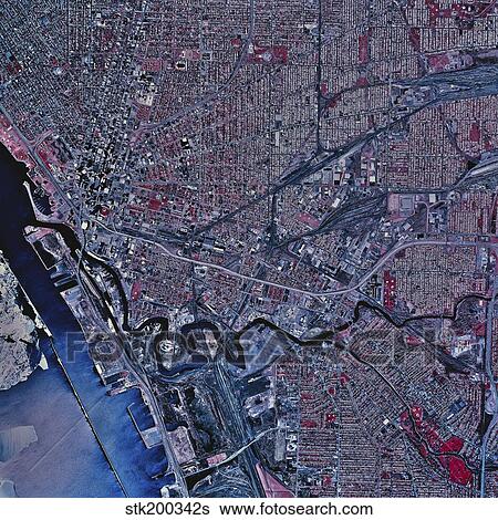Satellite view of Buffalo, New York. View Large Photo Image Stock Photograph - Satellite view of Buffalo, New York.. Fotosearch