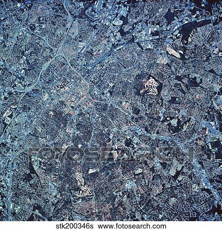 Satellite view of Charlotte, North Carolina. View Large Photo Image Stock Photograph - Satellite view of Charlotte, North Carolina.. Fotosearch