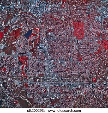 Satellite view of Colorado Springs, Colorado. View Large Photo Image Stock Photograph - Satellite view of Colorado Springs, Colorado.. Fotosearch