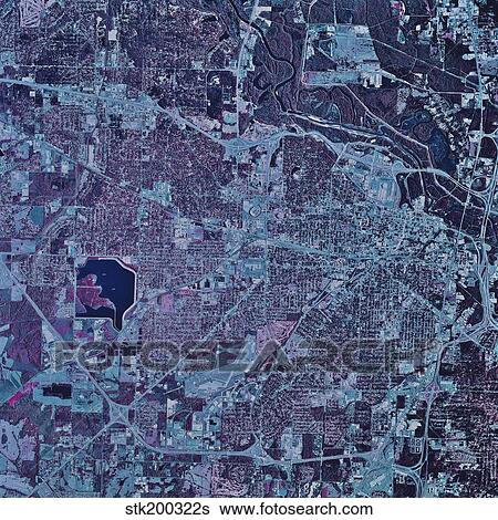 Satellite view of Jackson, Mississippi. View Large Photo Image Stock Photograph - Satellite view of Jackson, Mississippi.. Fotosearch