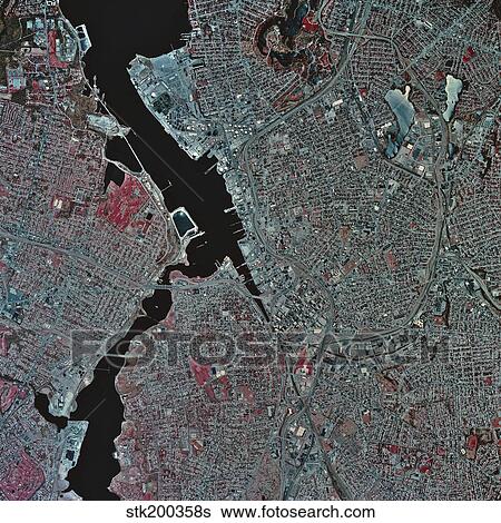 Satellite view of Providence, Rhode Island. View Large Photo Image Stock Photograph - Satellite view of Providence, Rhode Island.. Fotosearch