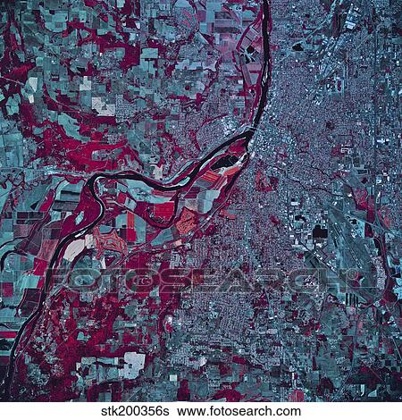 Satellite view of Salem, Oregon. View Large Photo Image Stock Photograph - Satellite view of Salem, Oregon.. Fotosearch