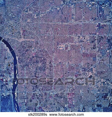 Satellite view of San Jose, California. View Large Photo Image Stock Photograph - Satellite view of San Jose, California.. Fotosearch