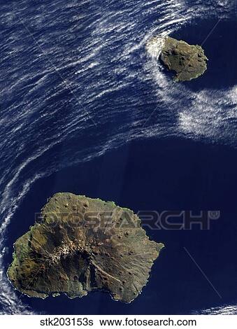 Satellite view of the Prince Edward Islands. View Large Photo Image Stock Photograph - Satellite view of the Prince Edward Islands.. Fotosearch